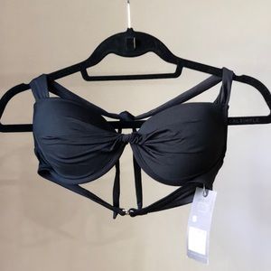 Target Black Padded Underwire Bikini Top